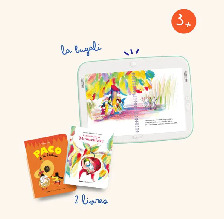 BUGALI PACK DECOUVERTE - 2 LIVRES 3+