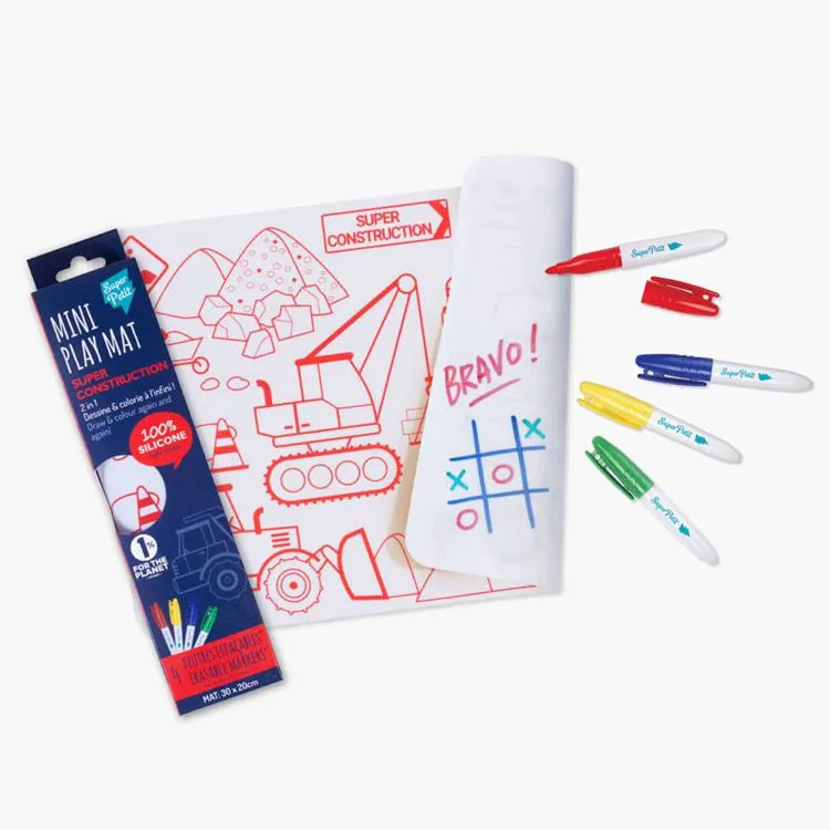 MINI SET SILICONE - CHANTIER ROUGE