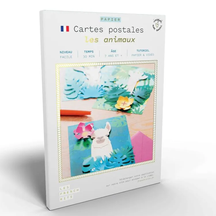 KIT CARTES POSTALES ANIMAUX