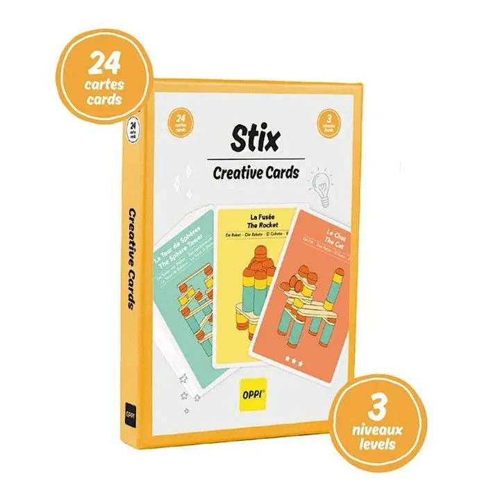 CARTES CREATIVES STIX X24