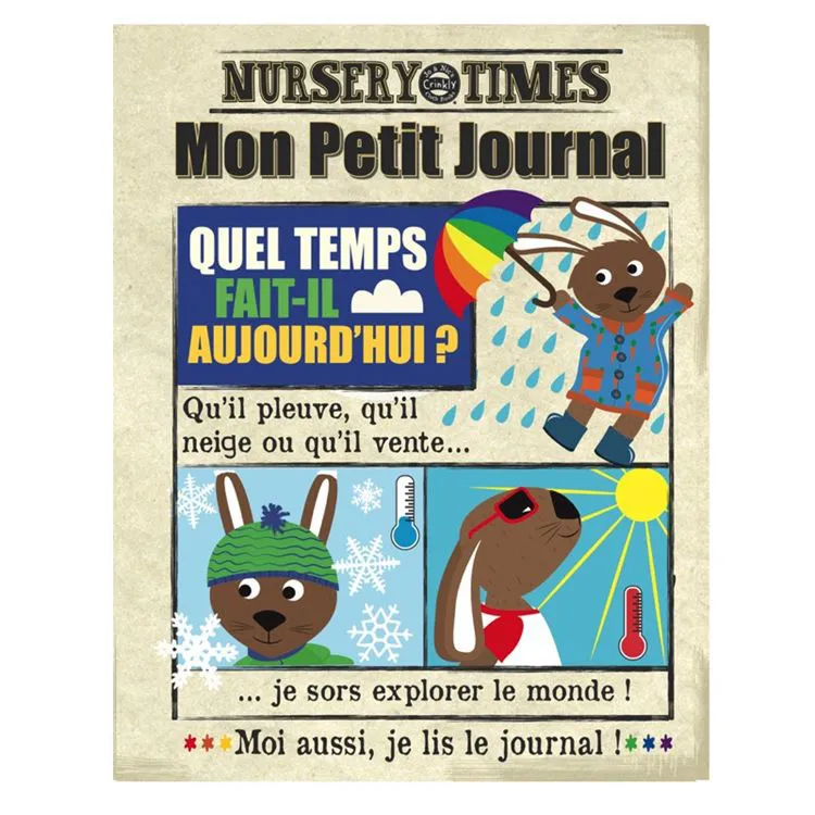 MON PETIT JOURNAL - LA METEO QUEL TEMPS FAIT-IL ?