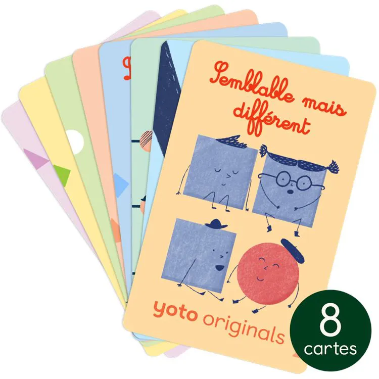 PACK 8 CARTES YOTO - COMPTER EST UN JEU