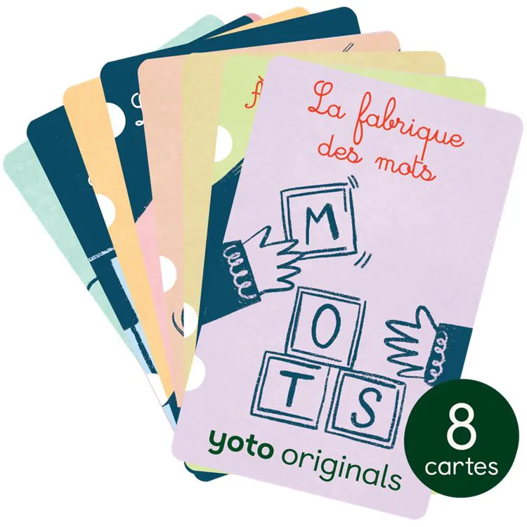 PACK 8 CARTES YOTO - LIRE EST UN JEU