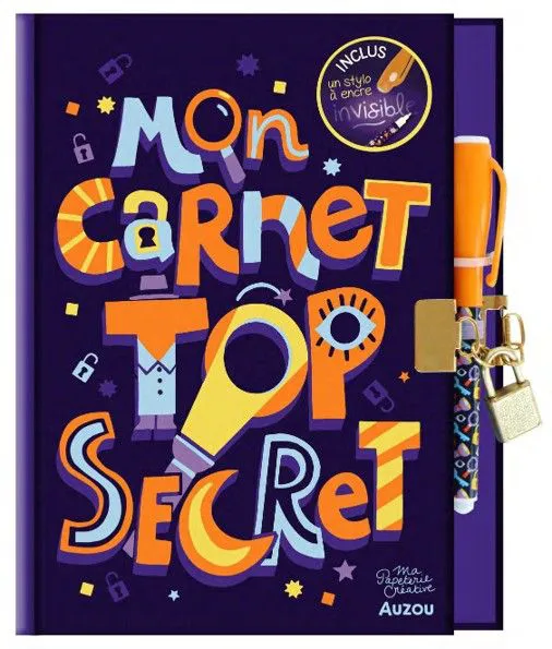 MON CARNET TOP SECRET STYLO INVISIBLE