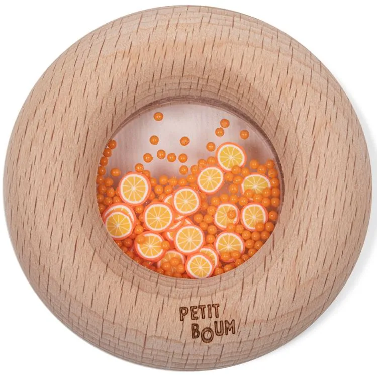 DONUT SENSORIEL BOIS - ORANGES