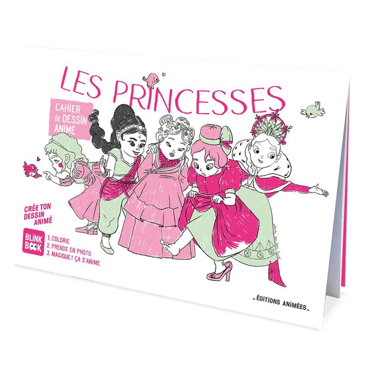 CAHIER DESSIN ANIME - LES PRINCESSES 