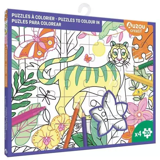 PUZZLE A COLORIER (5 ANS)