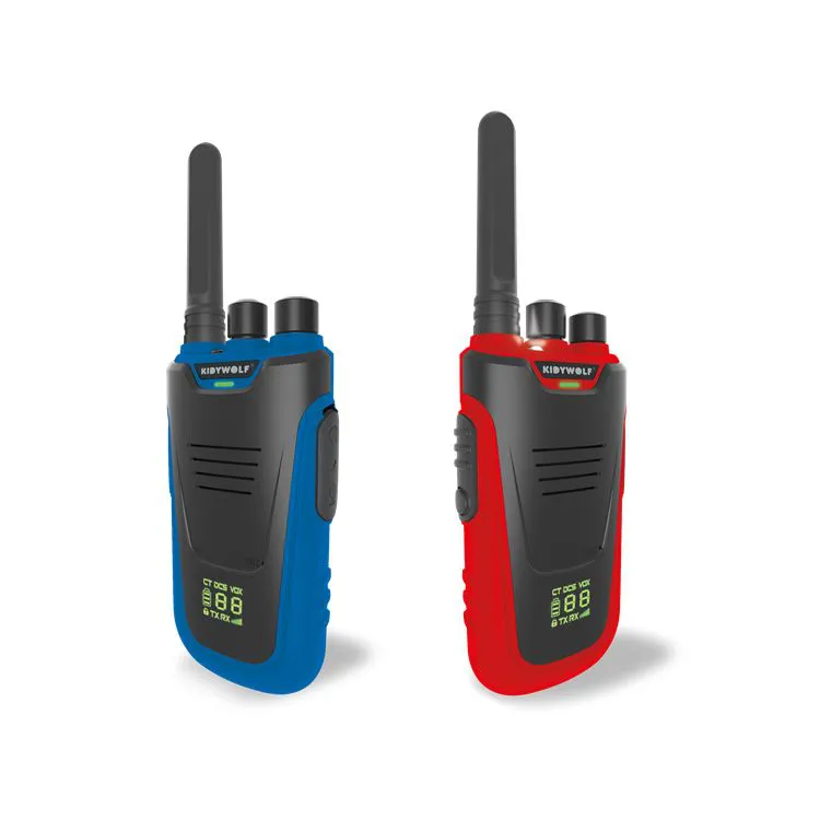 TALKIE-WALKIE KIDYTALK BLEU/ROUGE