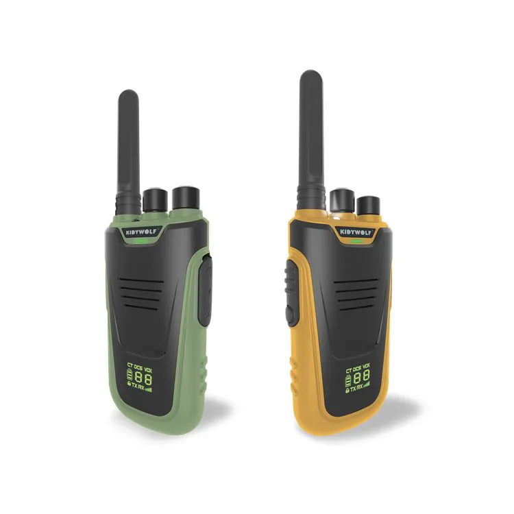 TALKIE-WALKIE KIDYTALK JAUNE/VERT