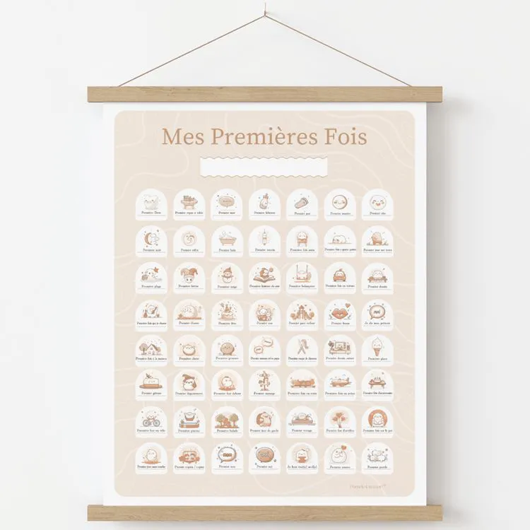 AFFICHE PREMIERES FOIS – NOISETTE (sans cadre)