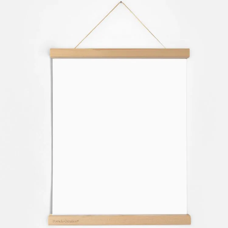 PORTE-AFFICHE BOIS (BAGUETTES 42 CM) 