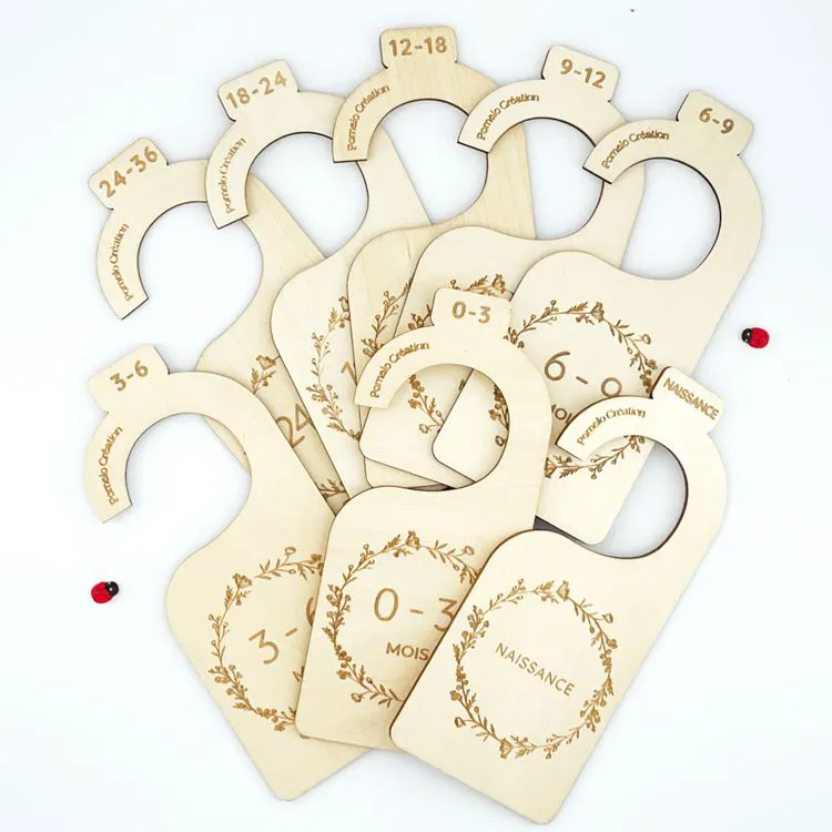 SEPARATEURS VETEMENTS X8 - FLORAL