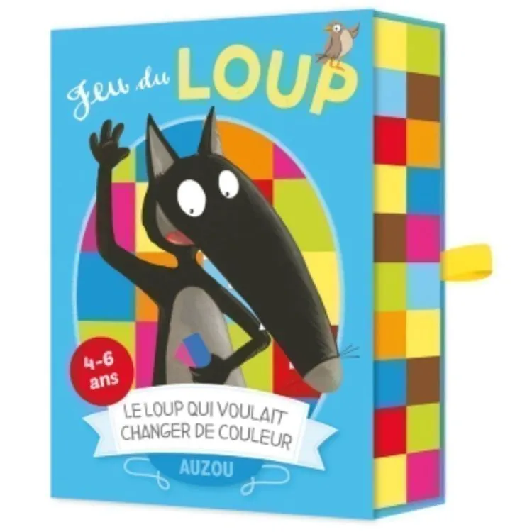 JEU DE CARTES -  LOUP CHANGER DE COULEUR (4 ANS)
