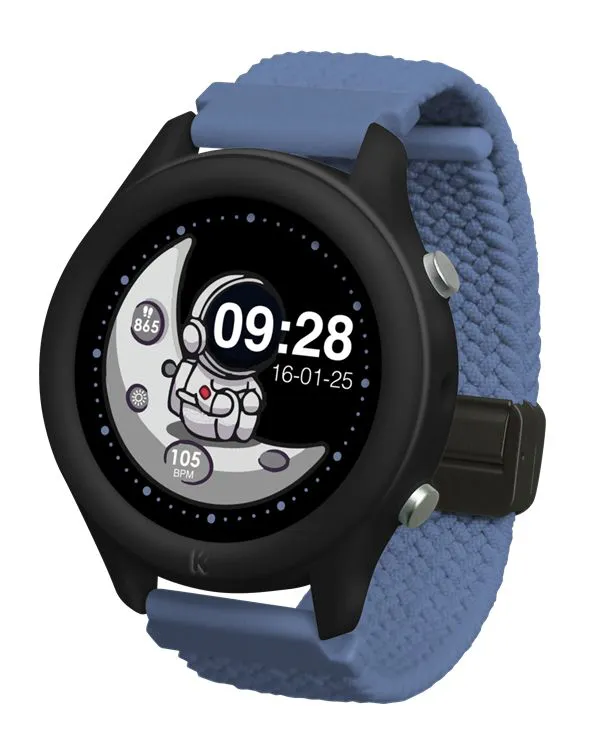 MONTRE CONNECTEE BLEUE