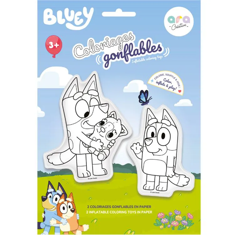 COLORIAGES GONFLABLES - BLUEY ET BINGO