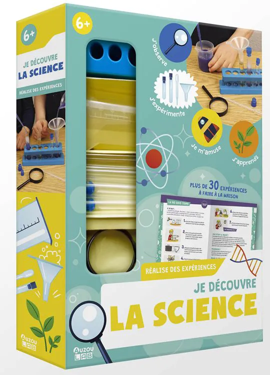 AUZOU LAB : JE DECOUVRE LA SCIENCES 6+