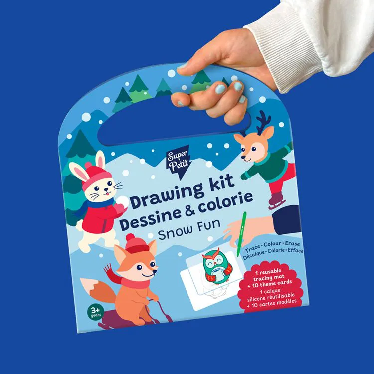 DESSINE & COLORIE - SNOW FUN