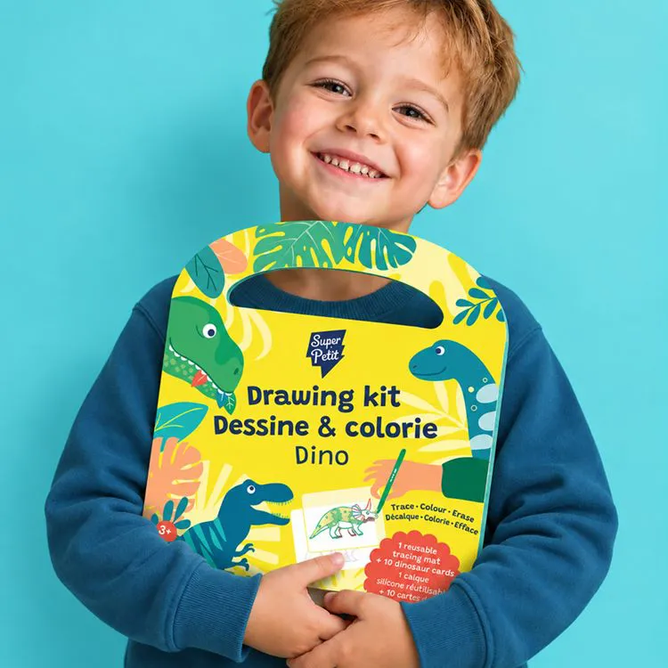 DESSINE & COLORIE - DINO