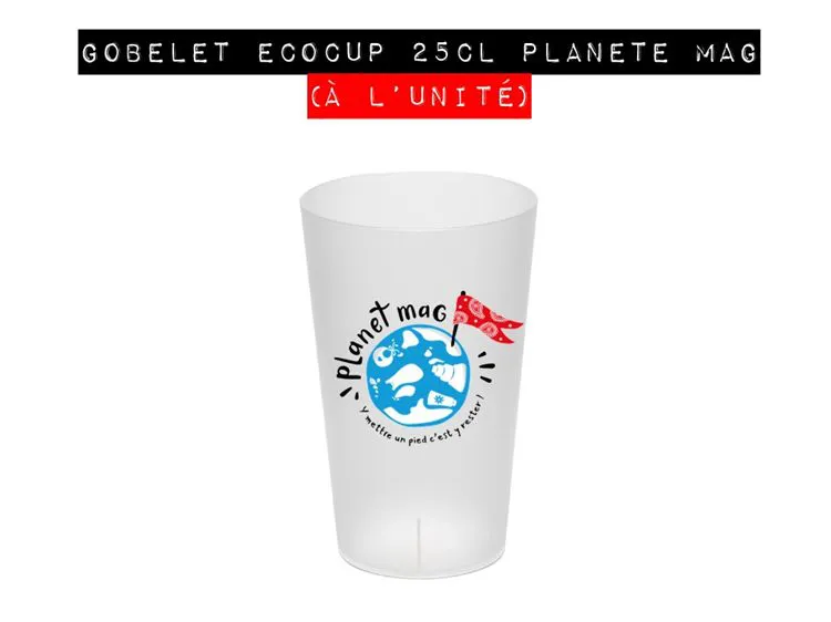 GOBELET ECOCUP 25CL PLANETE MAG