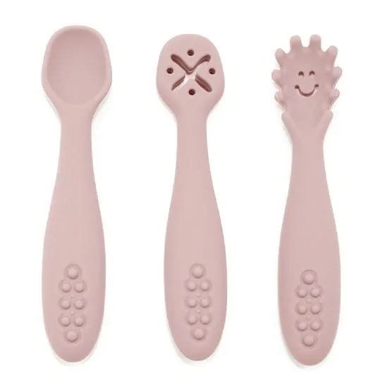 CUILLERES D'APPRENTISSAGE X3 - ROSE