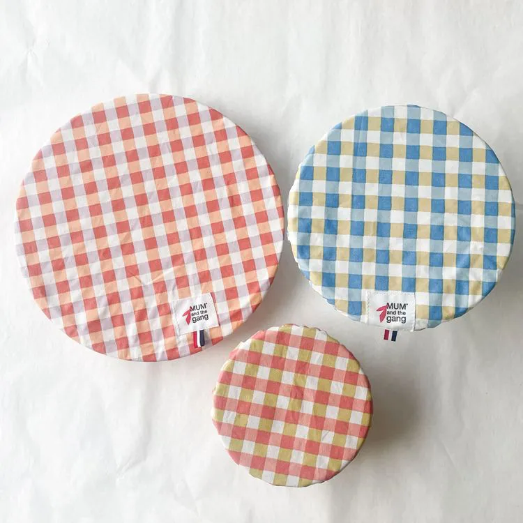 COUVRE-PLATS TISSUS - VICHY