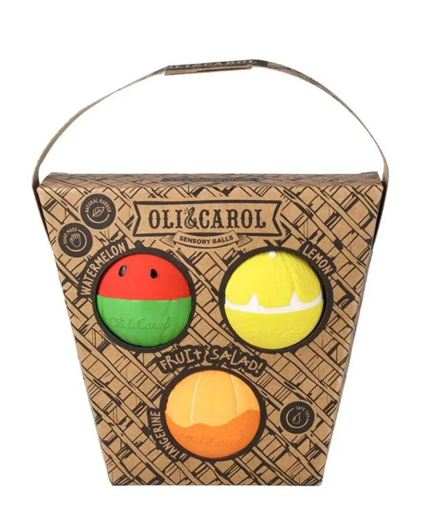 BALLES SENSORIELLES FRUITS