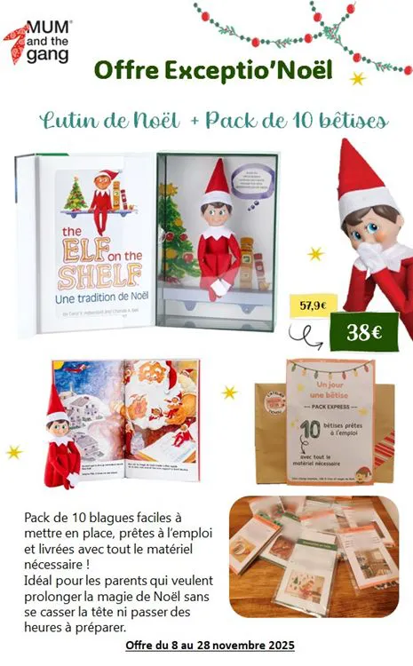 LUTIN DE NOEL + 10 BETISES