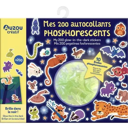 MES 200 AUTOCOLLANTS PHOSPHORESCENTS