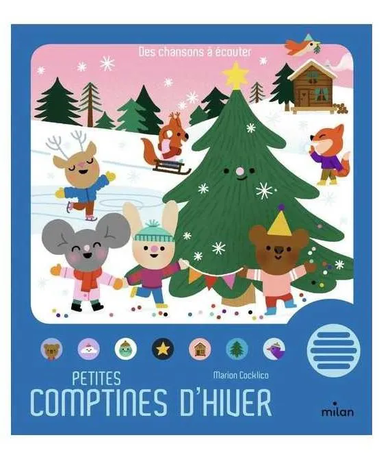 LIVRE SONORE - PETITES COMPTINES D'HIVER