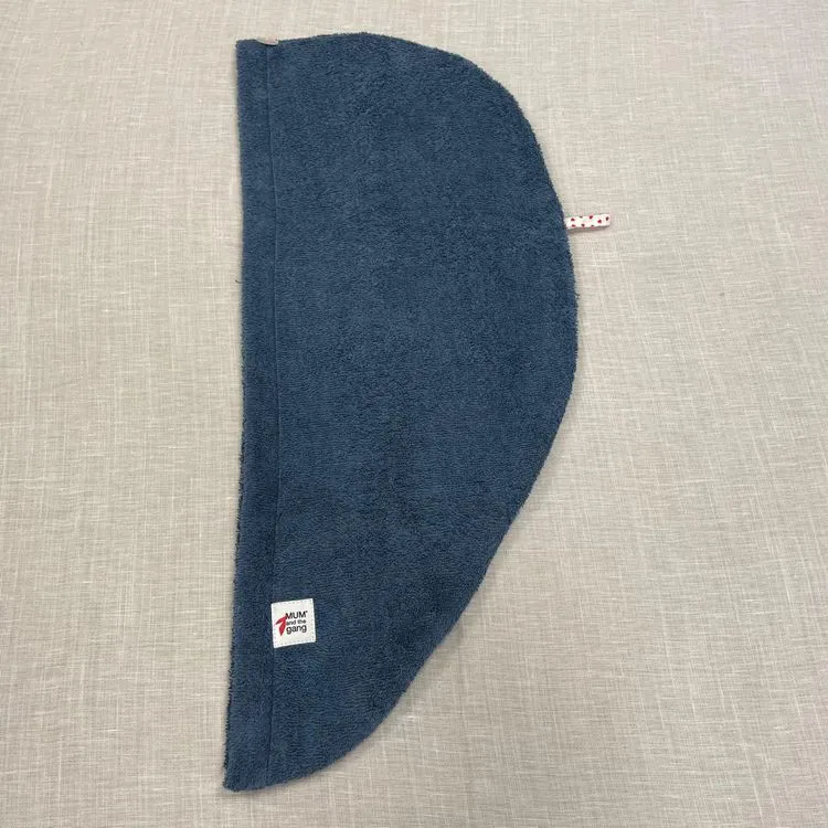 SERVIETTE A CHEVEUX - BLEUE