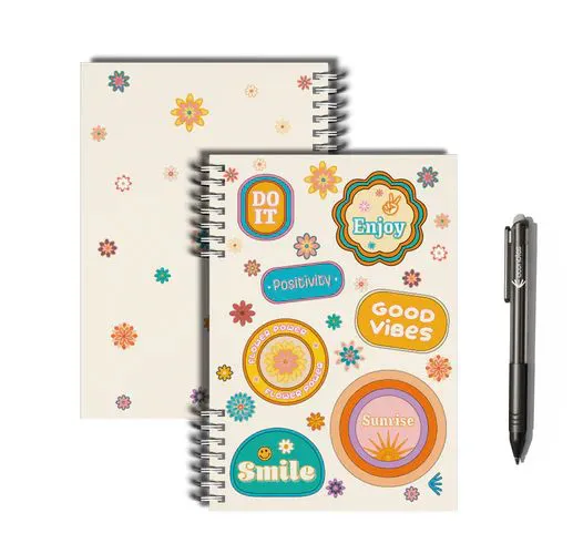 CARNET REUTILISABLE GOOD VIBES