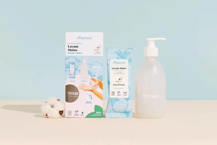 GEL LAVANT MAIN KIT DECOUVERTE - FLEUR DE COTON