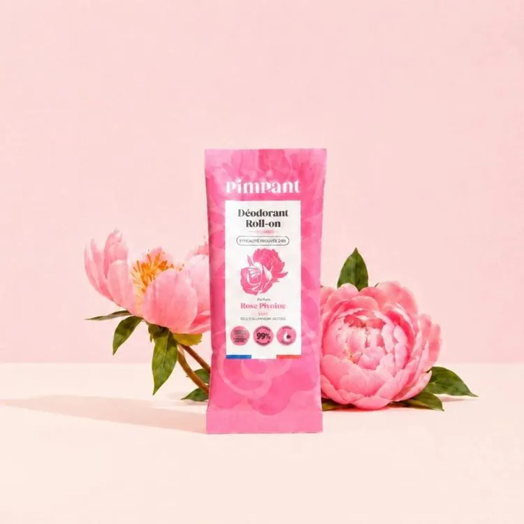 DEODORANT ROLL-ON RECHARGE - ROSE/PIVOINE