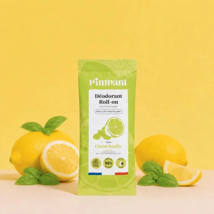 DEODORANT ROLL-ON RECHARGE - CITRON/BASILIC