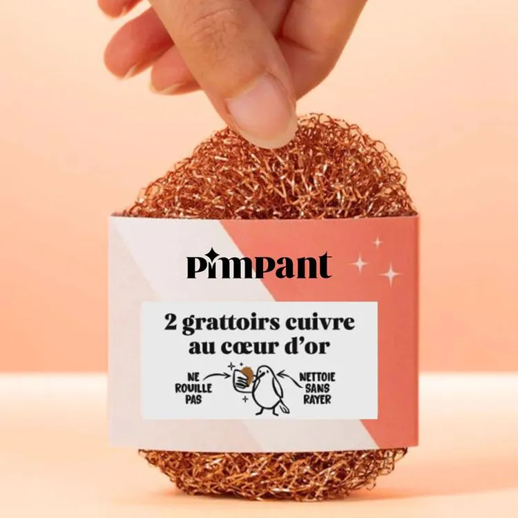 GRATTOIRS EN CUIVRE X2