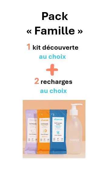 OFFRE FAMILLE - GEL DOUCHE DECOUVERTE