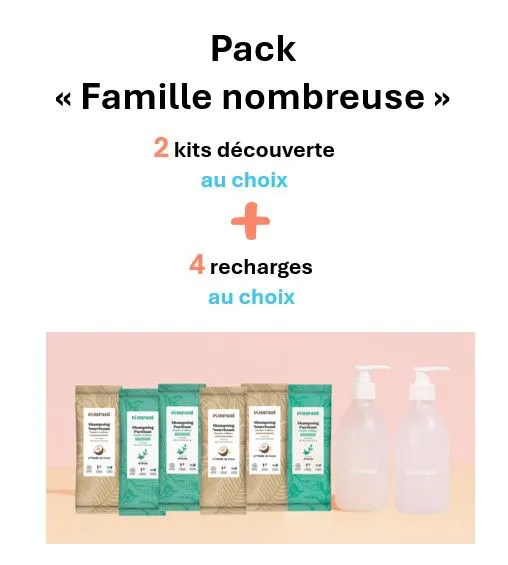 OFFRE FAMILLE NOMBREUSE - SHAMPOING DECOUVERTE