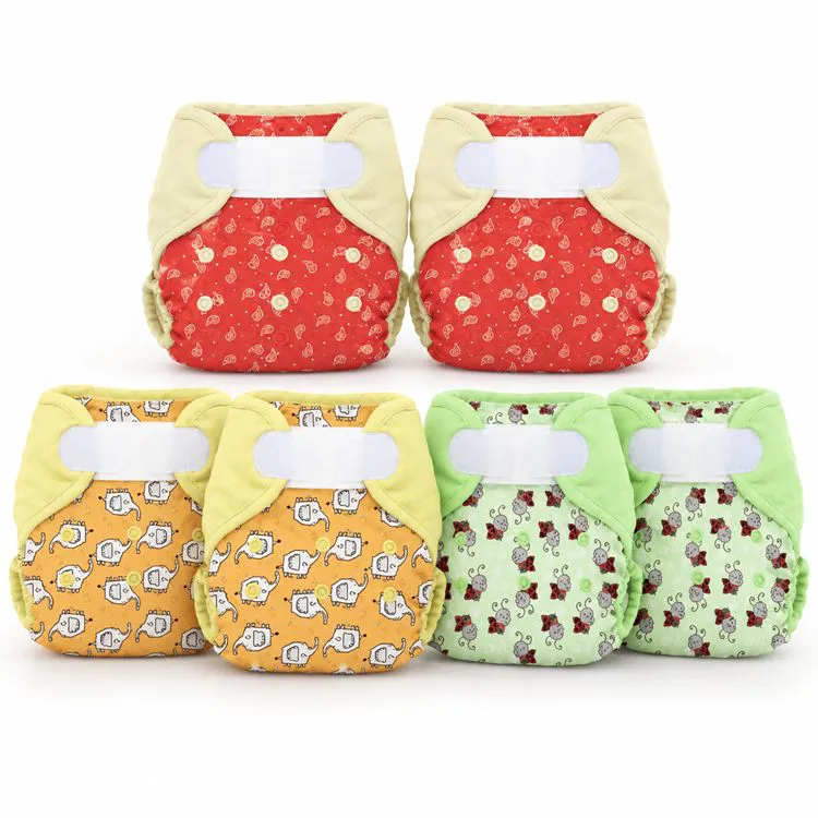 COFFRET 6 x COUCHES LAVABLES 0-36 M