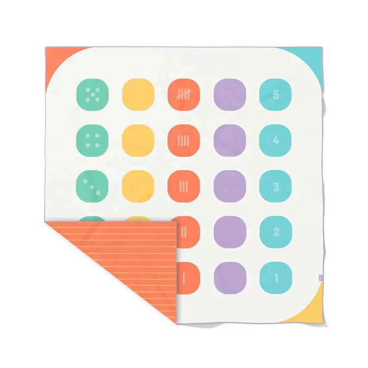 SERVIETTE DE JEUX XL - ORANGE COLOR