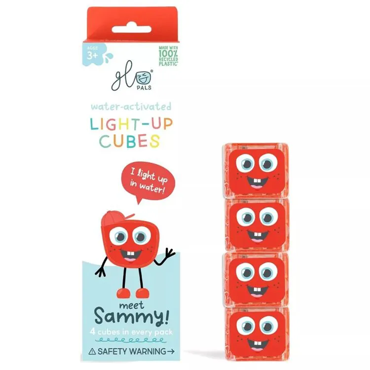 GLO PALS RECHARGE 4 CUBES - ROUGE 