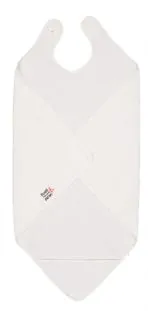CAPE DE BAIN TABLIER - BLANCHE RAYEE BLEU