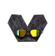 LUNETTES PLONGEE 12+ ADULTE &ndash; CAMOUFLAGE NOIR