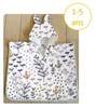 PONCHO BLANC/BLEU 1-5 ANS