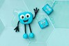 GLO PALS PERSONNAGE + 2 CUBES - BLEU 2