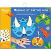 MASQUES ET TATOOS DINO (4 ANS) 1