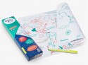 SET COLORIAGE SILICONE - PLANISPHERE (ARRET)