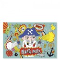 CARTES INVITATION x8 - PIRATE