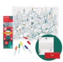 SET COLORIAGE SILICONE - NOEL