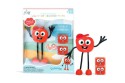 GLO PALS PERSONNAGE + 2 CUBES - ROUGE